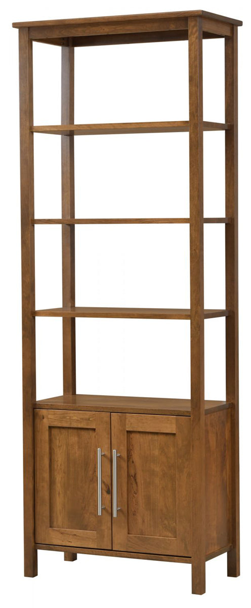 American-Made Ugo Bookcase with Doors