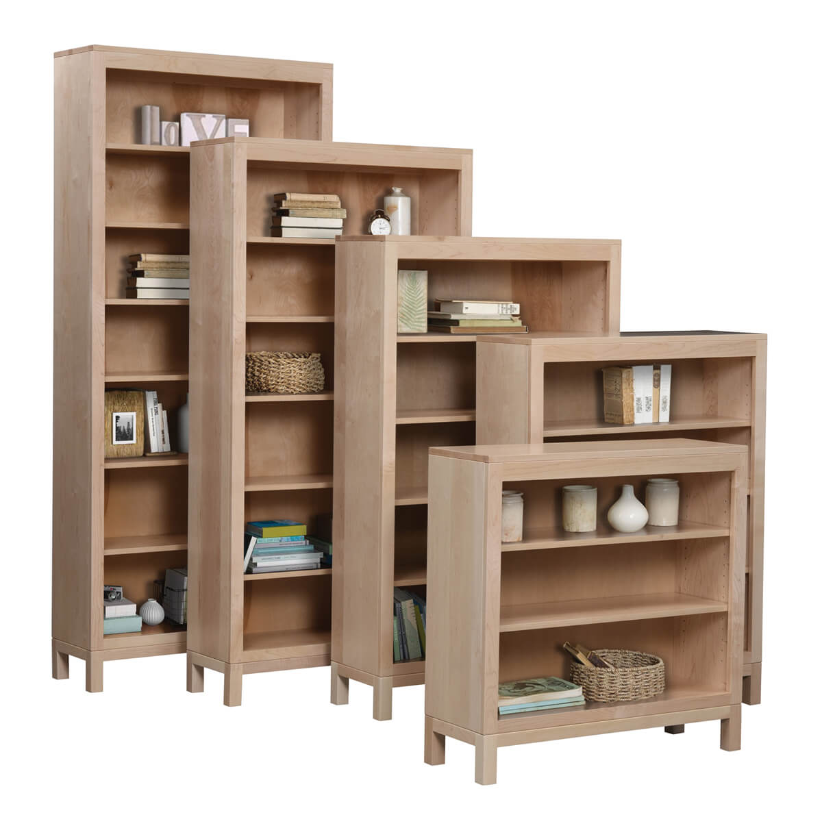 American-Made Vienna 36 x 72 Bookcase